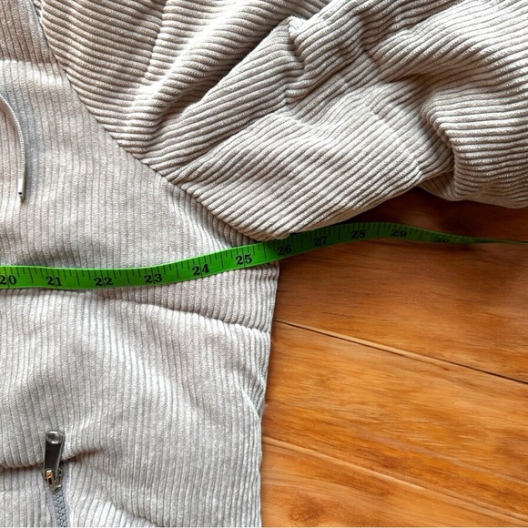 SAM EDELMAN Quilted Corduroy Hooded Puffer Jacket - XL - Picture 8 of 16